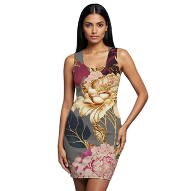 DGLOX FLORA BODYCON DRESS