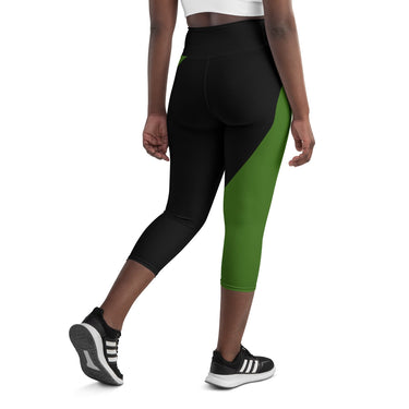 Fitted Yoga Capri Leggings - DGLOX DGLOX