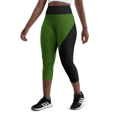 Fitted Yoga Capri Leggings - DGLOX