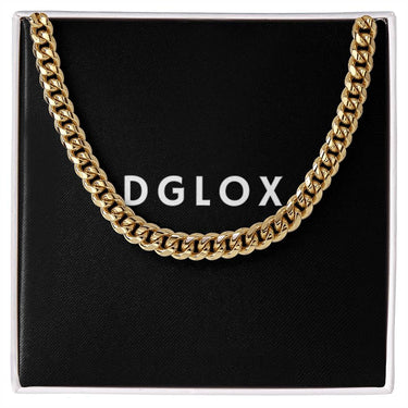 Yellow 14k Cuban Link Chain - DGLOX # DGLOX