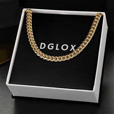 Yellow 14k Cuban Link Chain - DGLOX # DGLOX