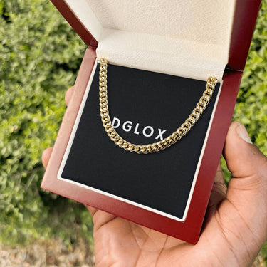 Yellow 14k Cuban Link Chain - DGLOX # DGLOX