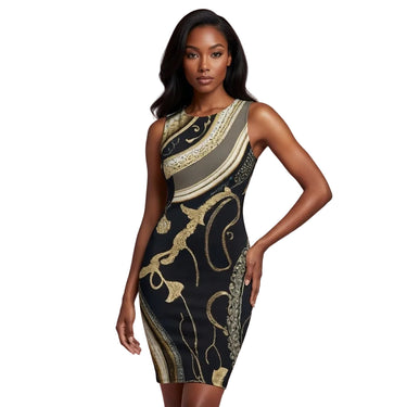 DGLOX BODYCON FITTED DRESS
