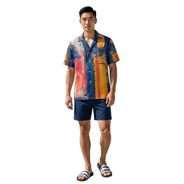 Geometric Print Summer Shirt- DGLOX