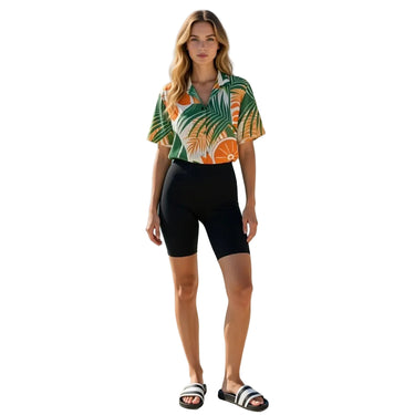 Tropical Print Button Shirt- DGLOX