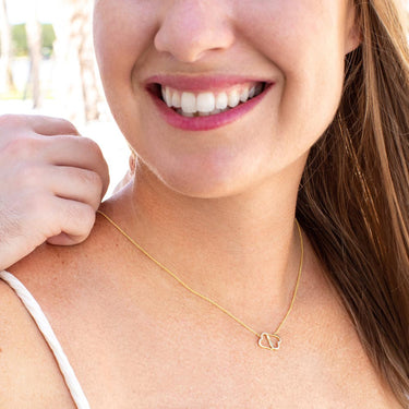 10k Solid Yellow Gold Pendant - DGLOX #