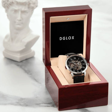 DGLOX Men's Openwork Watch - DGLOX #
