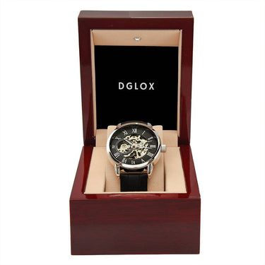 DGLOX Men's Openwork Watch - DGLOX #