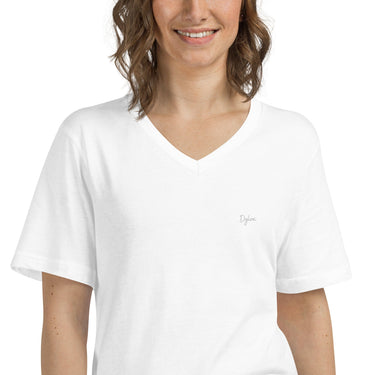 Unisex Short Sleeve V-Neck T-Shirt - DGLOX